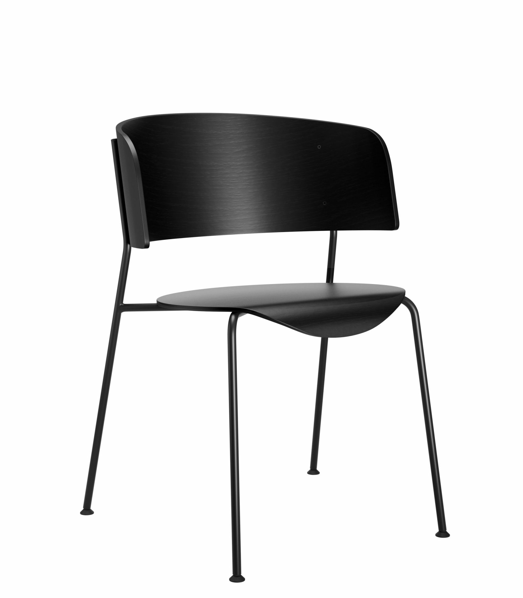 WAGNER Armchair frame black OUT